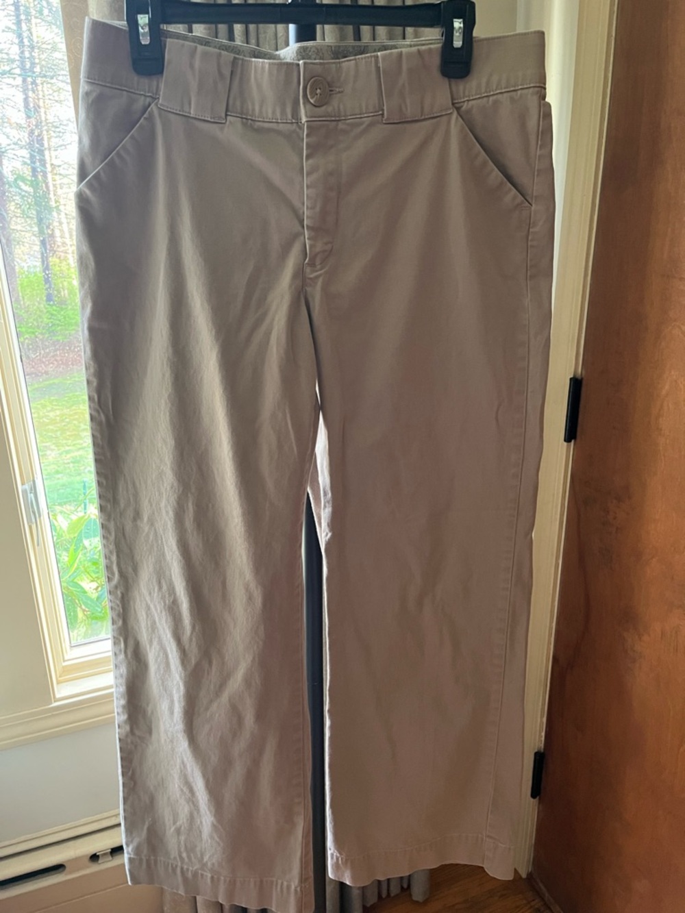 GAP Wide-Leg Pants in Light Taupe